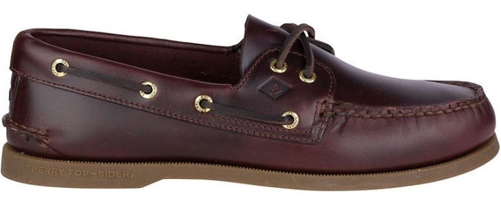 Sperry Men's Authentic Original 2-Eye Wide Boat Shoe Brown