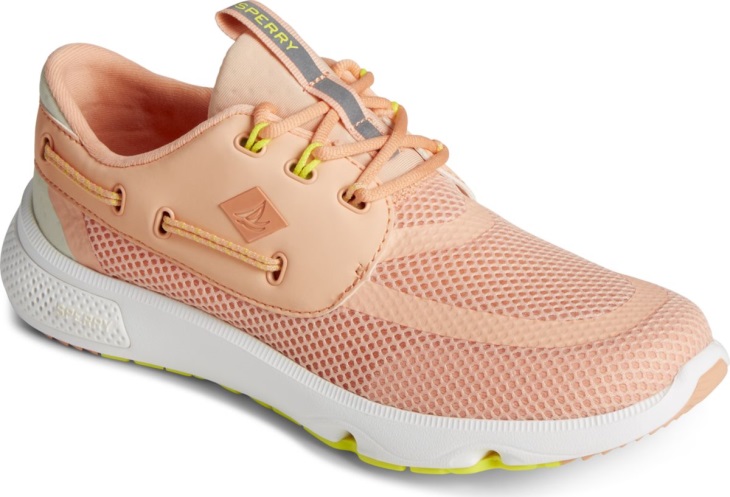 7 Seas 3-Eye Sneaker Peach Sperry