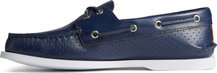 Authentic Original 2-Eye Perforated Boat Shoe Sperry Navy
