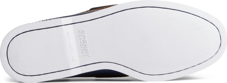 Authentic Original 2-Eye Perforated Boat Shoe Sperry Navy