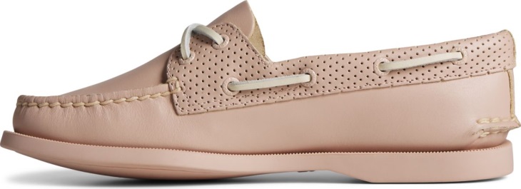 Authentic Original 2-Eye Pin Perforated Boat Shoe Rose Sperry