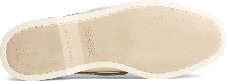 Authentic Original 2-Eye Pin Perforated Boat Shoe Sperry White