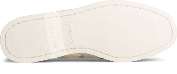 Authentic Original 2-Eye Vida Metallic Camo Boat Shoe Ivory Multi Sperry