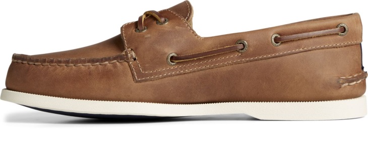 Authentic Original Cross Lace Boat Shoe Tan Sperry