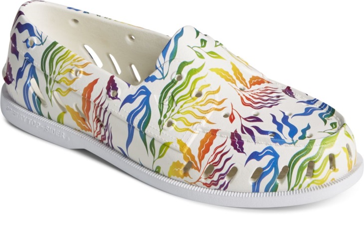 Authentic Original Float Pride Boat Shoe Sperry White