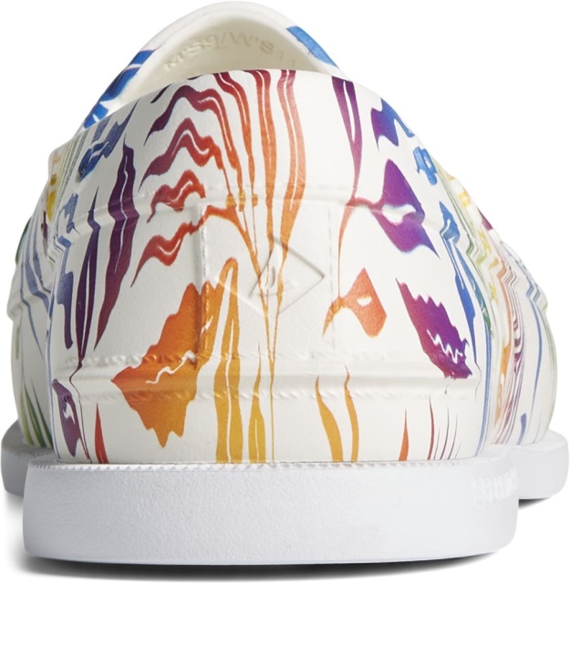 Authentic Original Float Pride Boat Shoe Sperry White