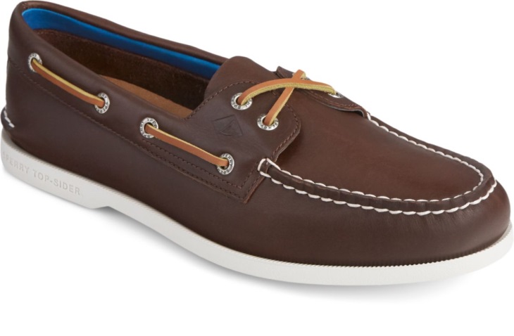 Authentic Original PLUSHWAVE Boat Shoe Brown Sperry