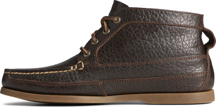 Authentic Original Tumbled Leather Boat Chukka Dark Brown Sperry