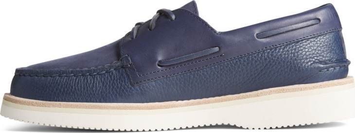 Authentic Original Vibram 3-Eye Boat Shoe Navy Sperry