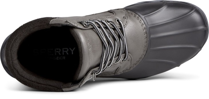 Avenue Embossed Duck Boot Sperry Grey Black