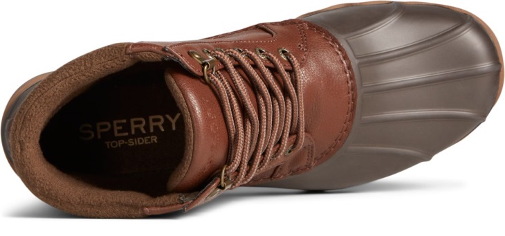 Avenue Embossed Duck Boot Tan Brown Sperry