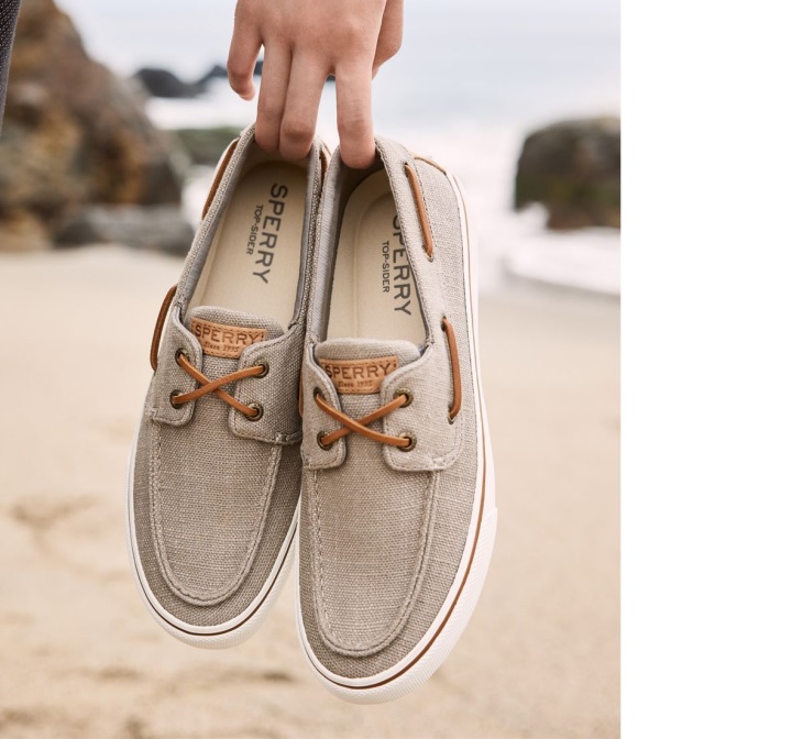Bahama II Hemp Sneaker Taupe Sperry