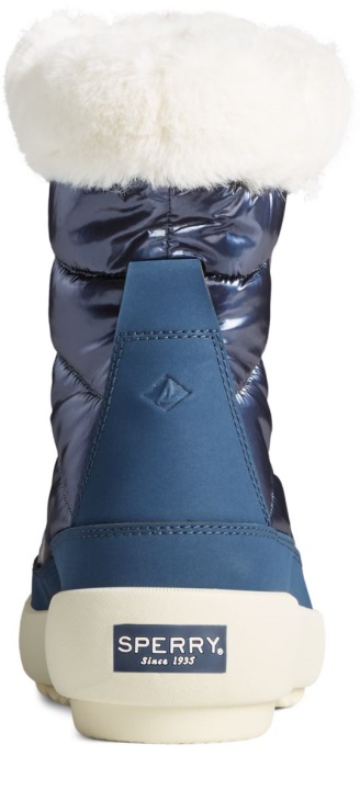 Bearing PLUSHWAVE Shimmer Nylon Boot Navy Sperry