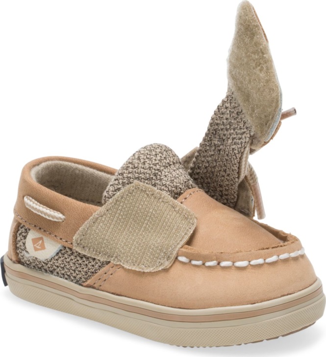 Bluefish Crib Junior Boat Shoe Linen Oat Sperry