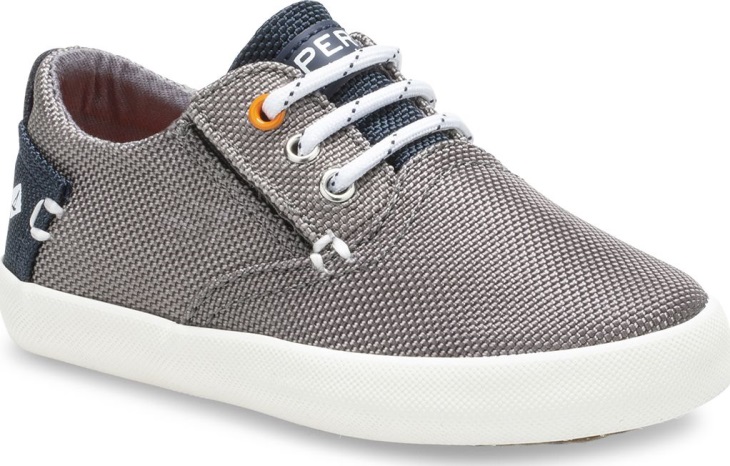 Bodie Washable Junior Sneaker Dark Grey Navy Sperry