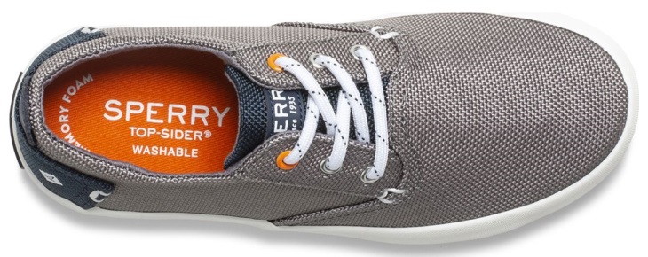 Bodie Washable Sneaker Dark Grey Navy Sperry