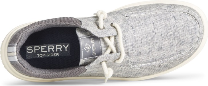 Captain's Moc Chambray Loafer Grey Sperry