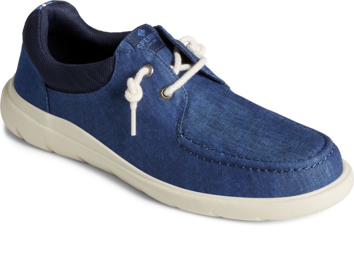 Captain's Moc Chambray Slip On Navy Sperry