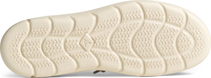 Captain's Moc Chambray Slip On Sperry Khaki