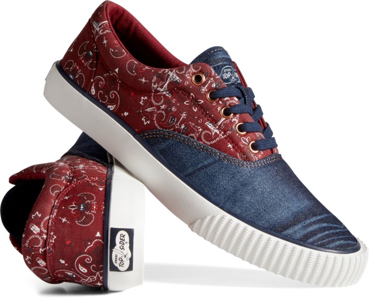 Cloud CVO Bandana Sneaker Sperry Blue Red