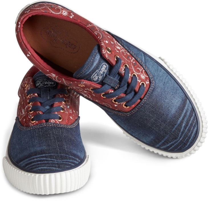 Cloud CVO Bandana Sneaker Sperry Blue Red
