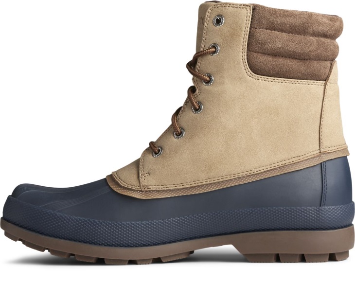 Cold Bay Duck Boot Thinsulate Sperry Taupe Navy