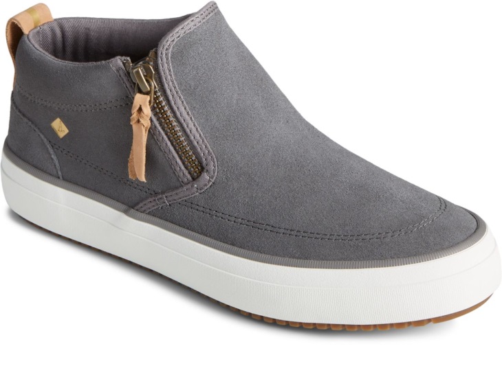 Crest Lug Suede Chukka Grey Sperry