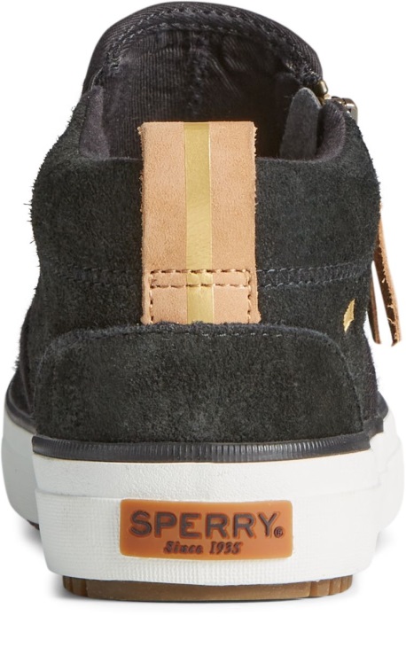 Crest Lug Suede Chukka Sperry Black