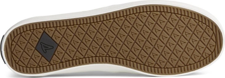 Crest Twin Gore Leather Wave Perforated Sneaker Sperry Black