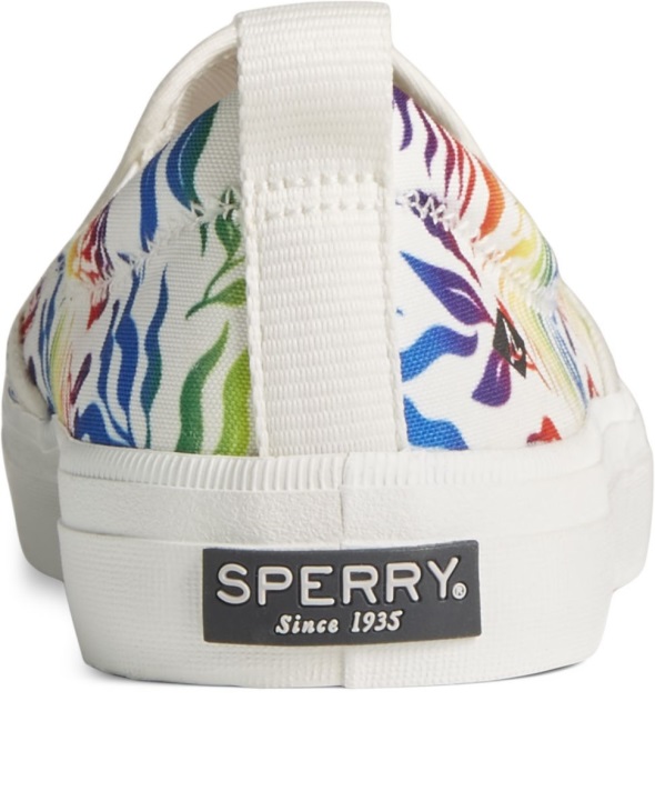 Crest Twin Gore Pride Slip On Sneaker White Sperry