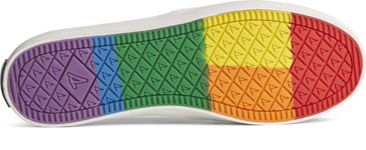 Crest Twin Gore Pride Slip On Sneaker White Sperry