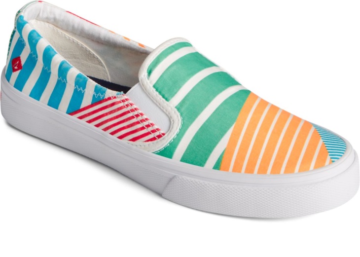 Crest Twin Gore Twisted Textile Slip On Sneaker Multi Sperry