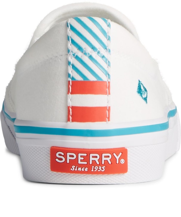 Crest Twin Gore Twisted Textile Slip On Sneaker White Sperry