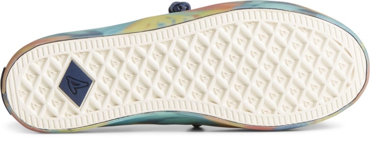 Crest Vibe Coral Floral Platform Sneaker Sperry Navy