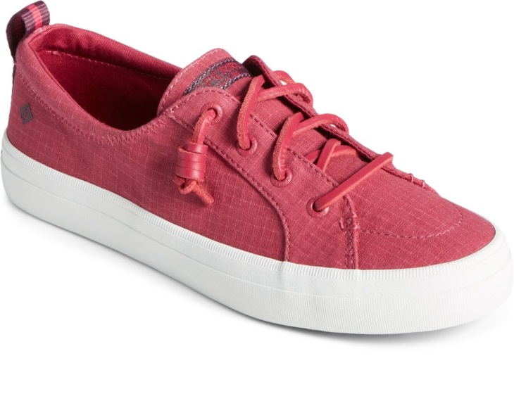 Crest Vibe Cotton Ripstop Sneaker Pink Sperry