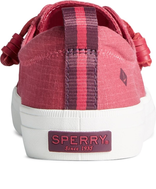 Crest Vibe Cotton Ripstop Sneaker Pink Sperry