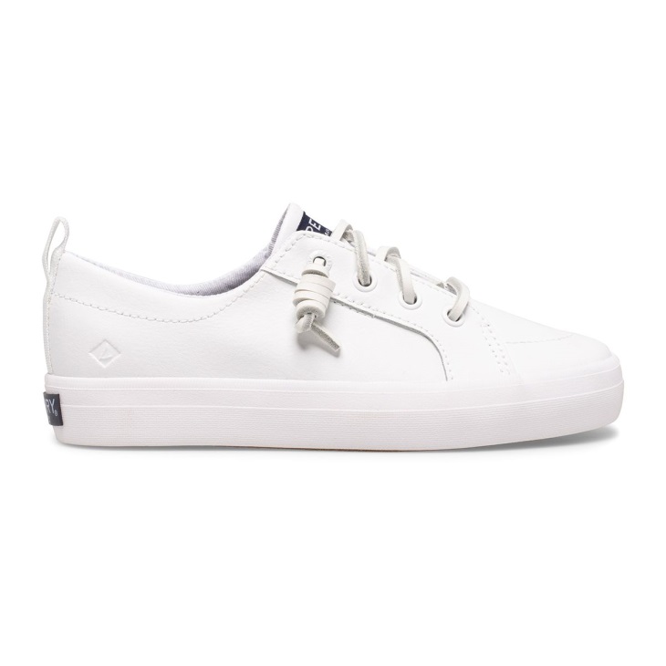 Crest Vibe Junior Sneaker All White Sperry