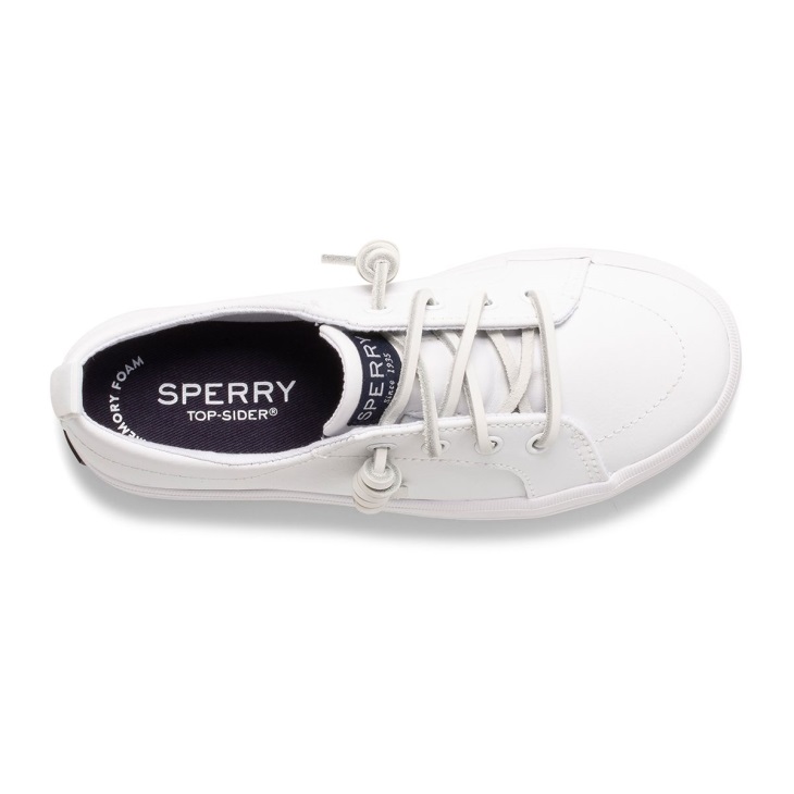 Crest Vibe Junior Sneaker All White Sperry