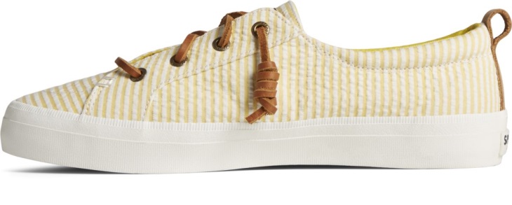 Crest Vibe Seersucker Sneaker Sperry Yellow