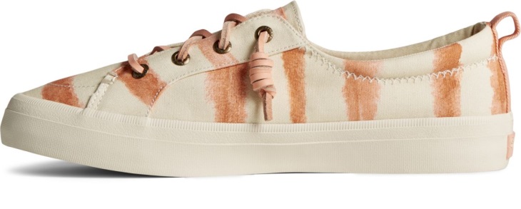 Crest Vibe Tie Dye Stripe Sneaker Rose Sperry
