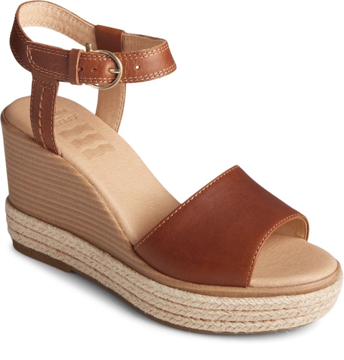 Fairwater PLUSHWAVE Wedge Sandal Sperry Tan