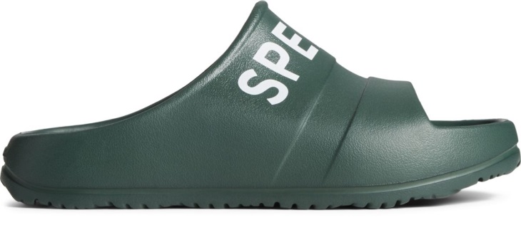 Float Slide Logo Sandal Sperry Green