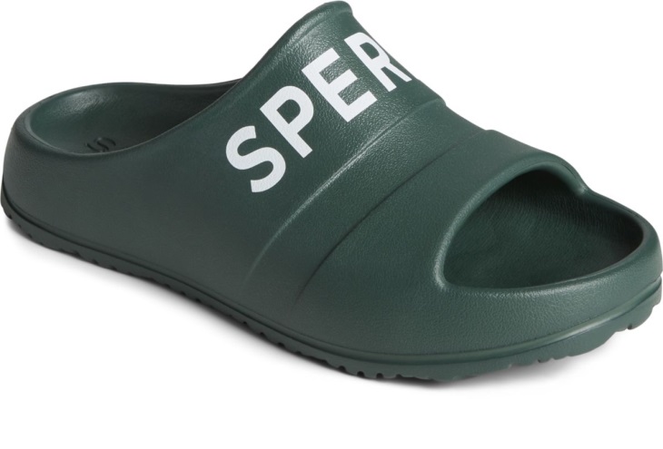 Float Slide Logo Sandal Sperry Green