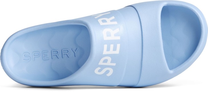 Float Slide Logo Sandal Sperry Light Blue