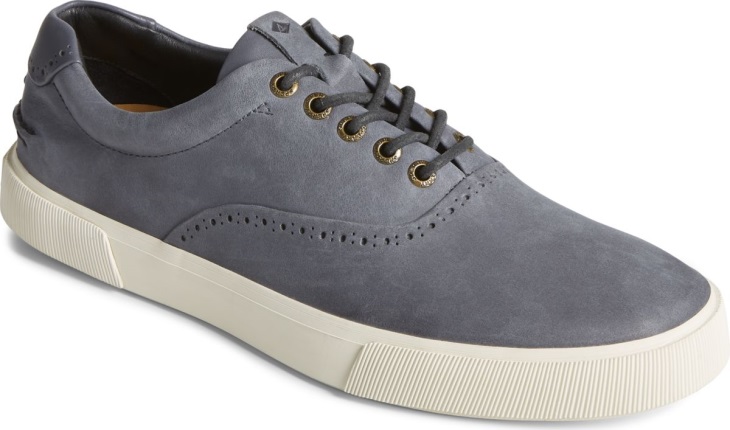 Gold Cup Striper PLUSHWAVE CVO Brogue Sneaker Black Sperry