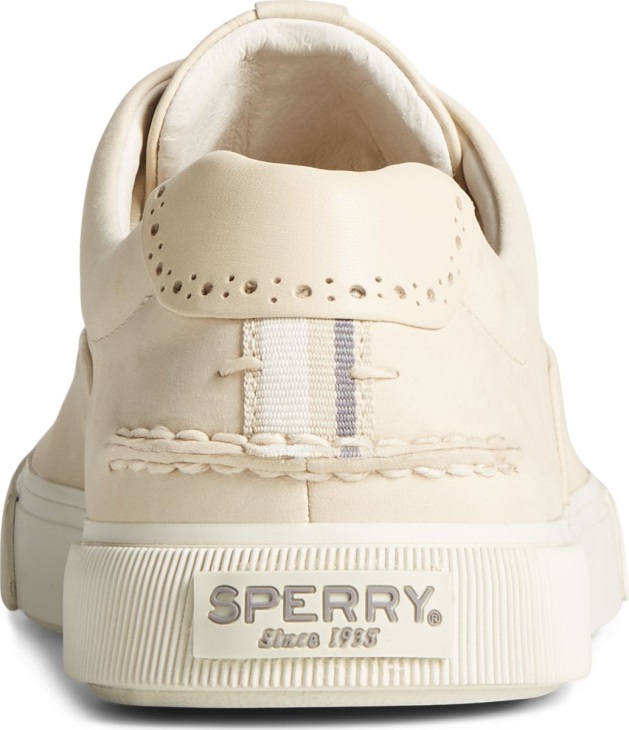 Gold Cup Striper PLUSHWAVE CVO Brogue Sneaker Ivory Sperry
