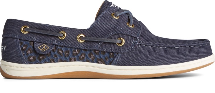 Koifish Animal Print Boat Shoe Sperry Navy