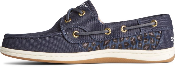 Koifish Animal Print Boat Shoe Sperry Navy