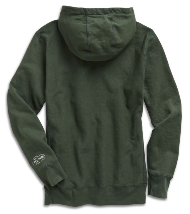Made in USA Cloud Cotton Hoodie Sperry Dark Green