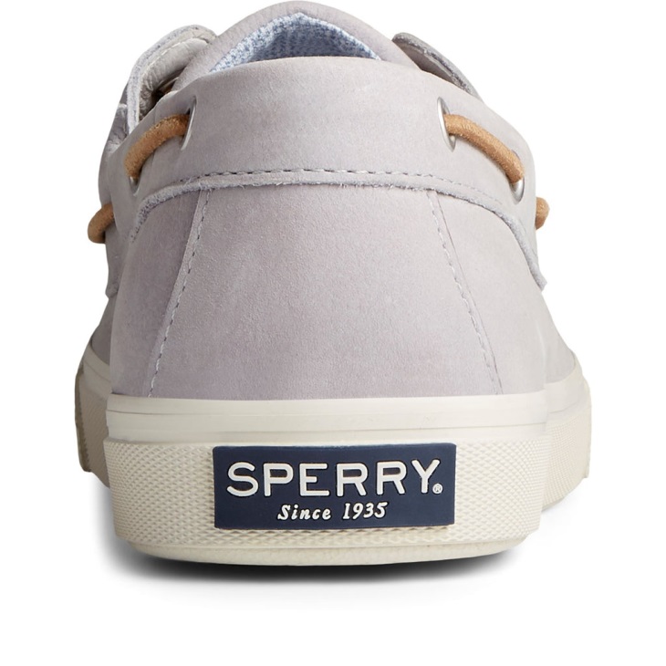 Male Bahama Plushwave Lace Shoes Grey Sperry